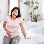 woman suffering with the pain due to Vulvodynia