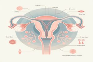 An image depicting the female reproductive system.