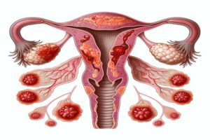 This image depicts female reproductive system.
